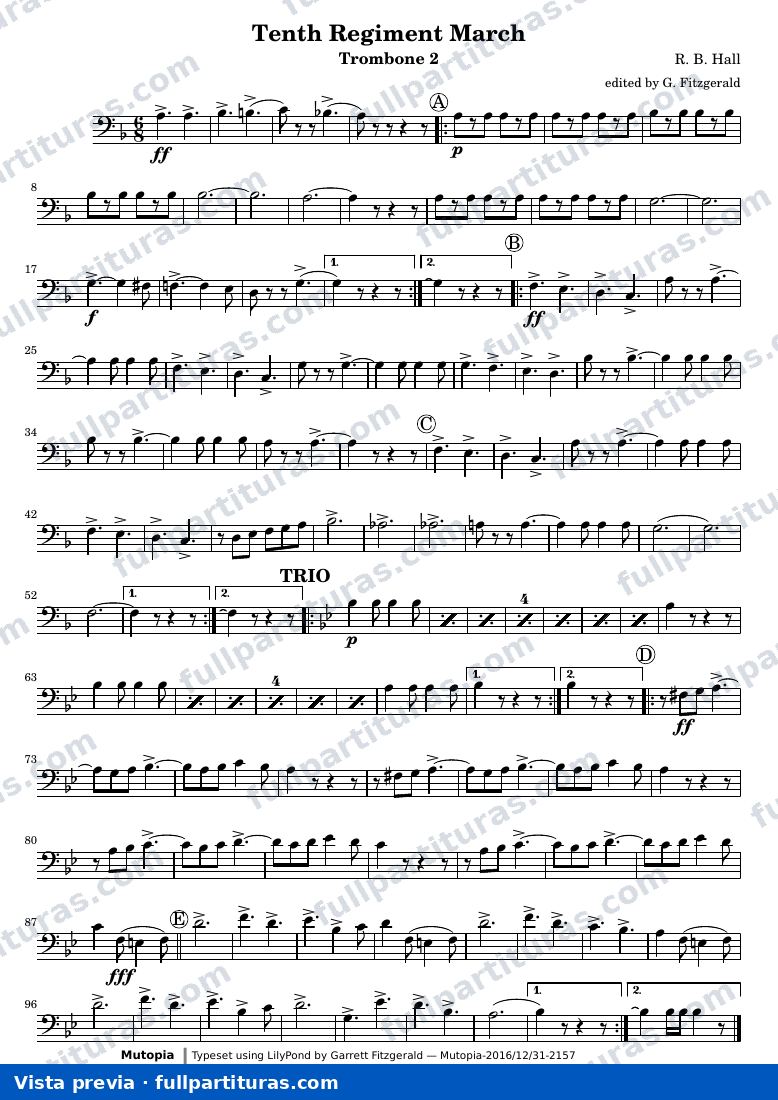 Tenth Regiment March — TenthRegTrombone2 — предварительный просмотр