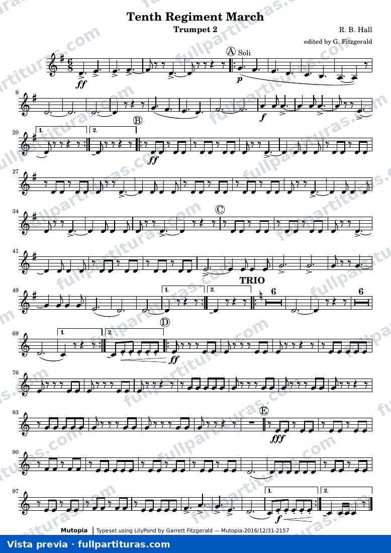 Tenth Regiment March — TenthRegTrumpet2 — предварительный просмотр