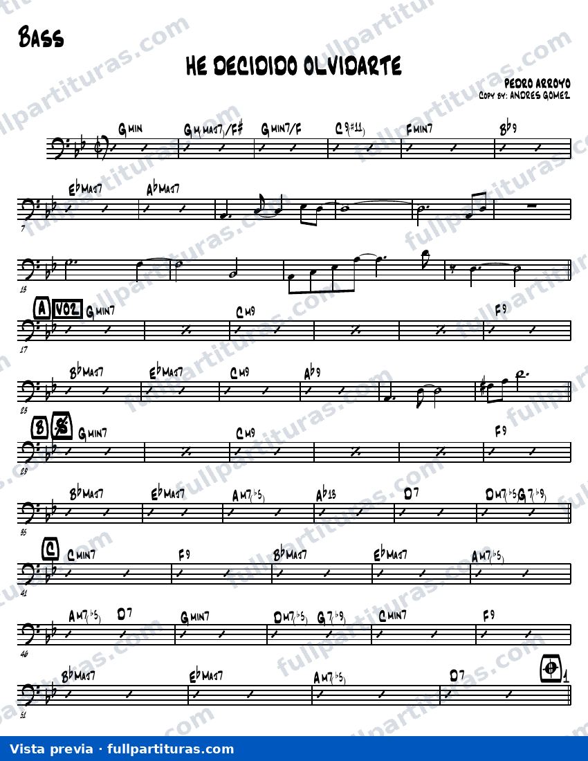He decidido olvidarte (V2) — preview