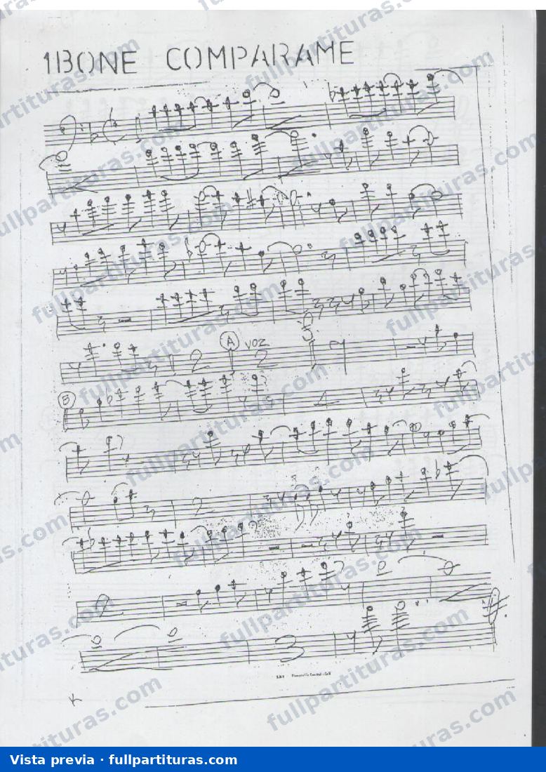 Compárame — vista previa