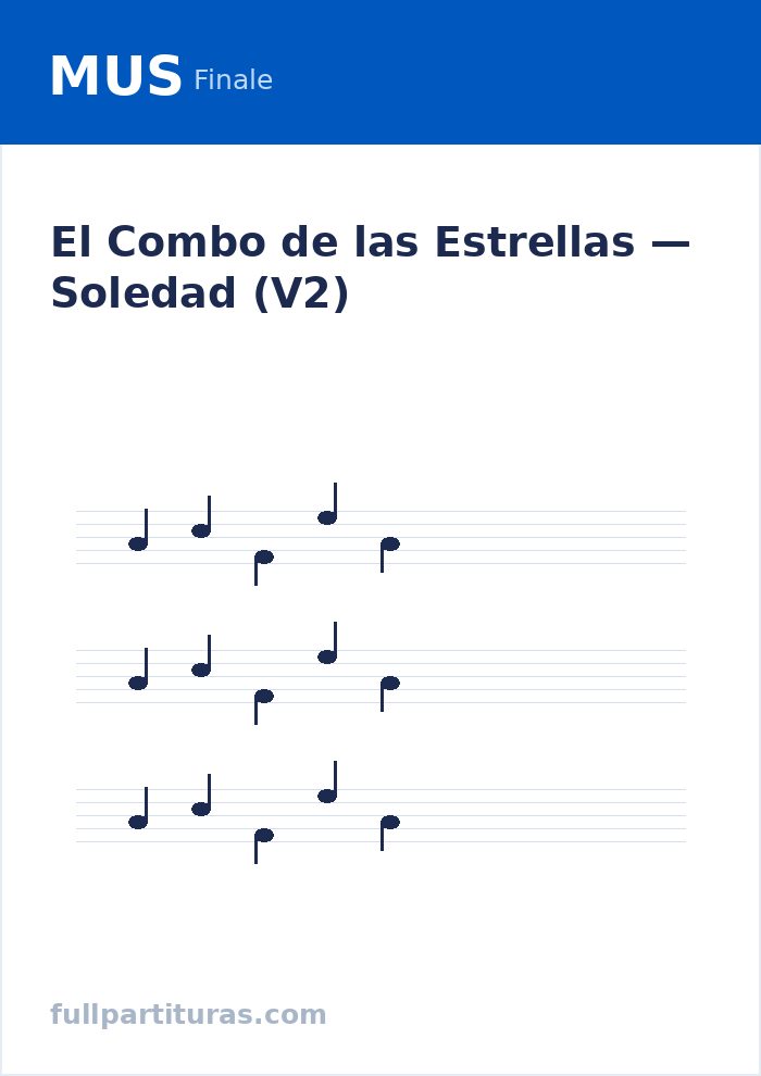 Soledad (V2) — preview