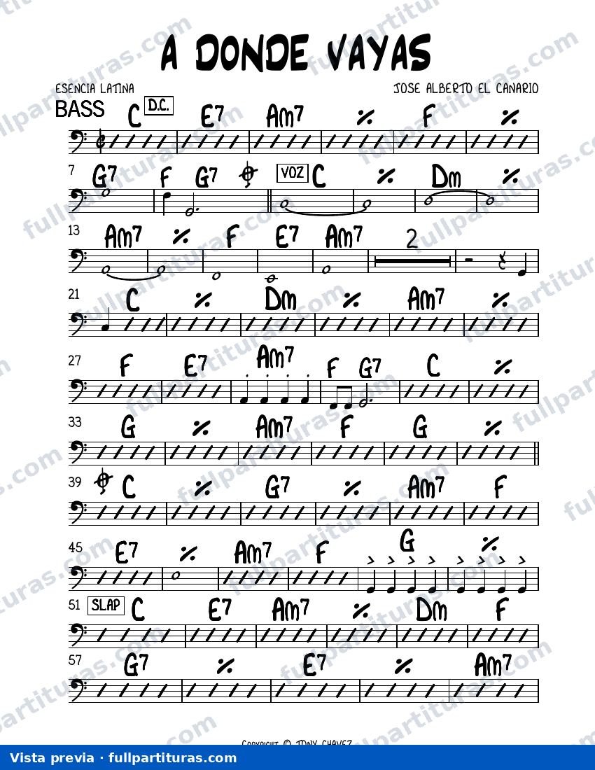 A dónde vayas — preview
