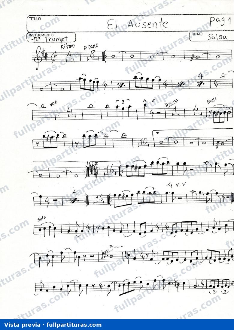 El ausente (Trompeta 1) — Vorschau