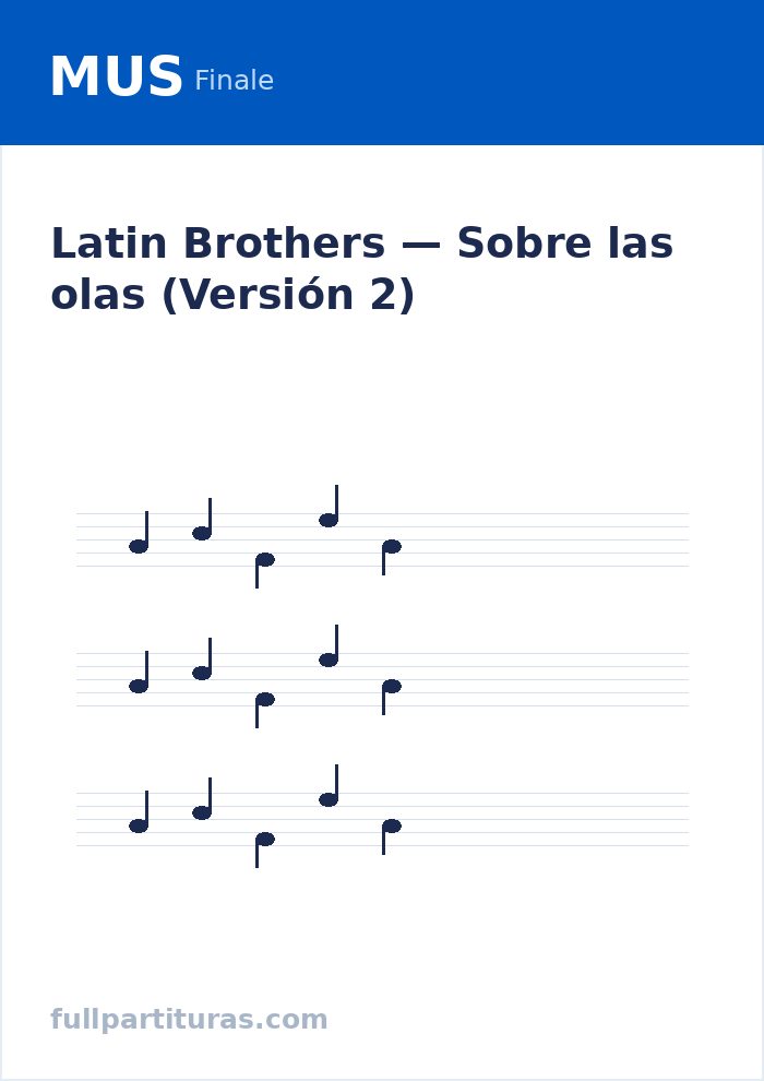 Sobre las olas (Versión 2) — Vorschau