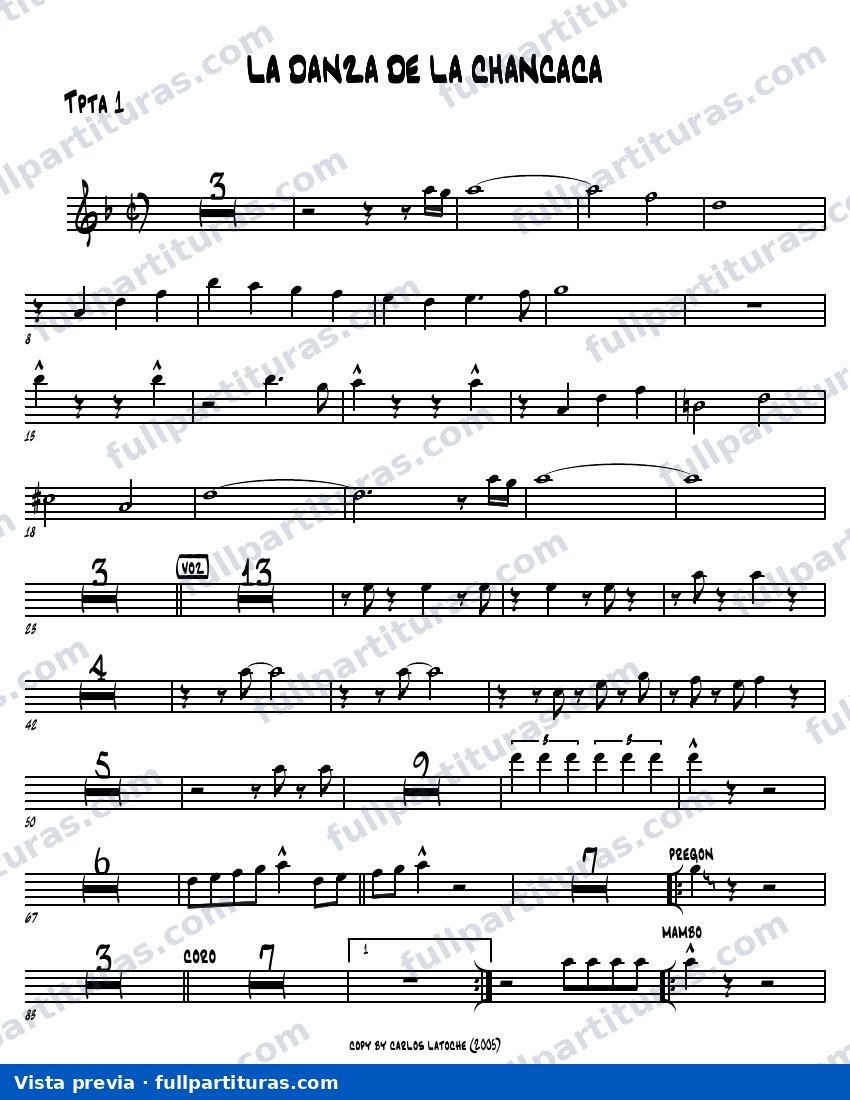 Danza de la chancaca — vista previa