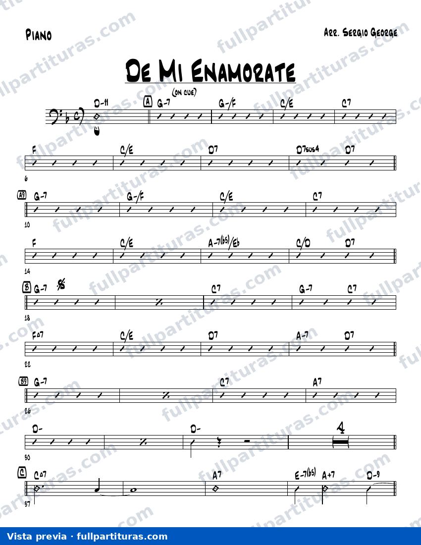De mi enamórate (V2) — preview