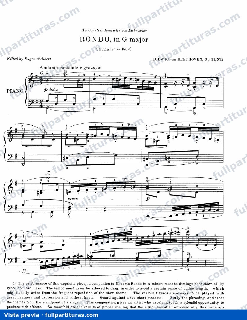 Rondó Op. 51 — preview
