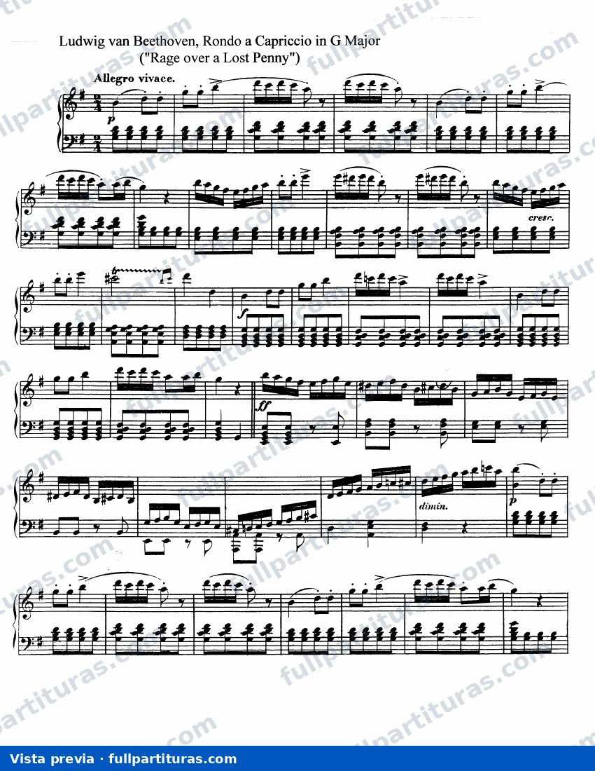 Rondo Op. 129 — preview