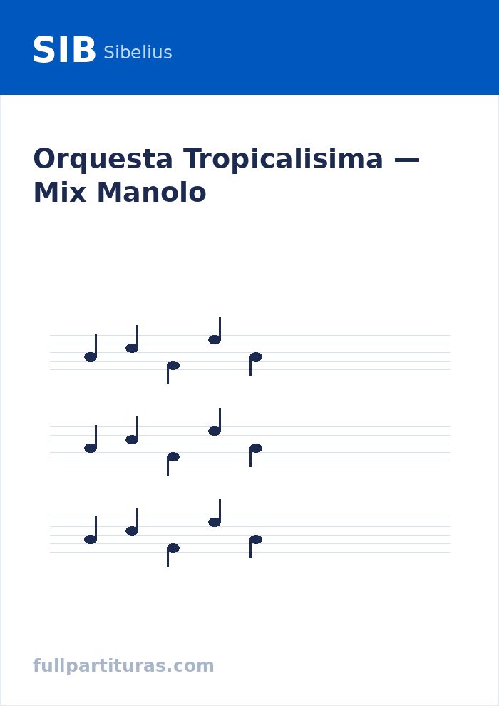 Mix Manolo — visualização
