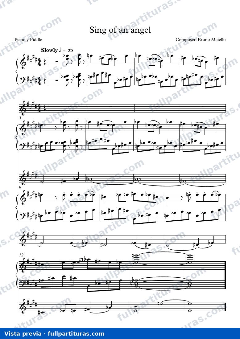 Sing of an Angel — preview