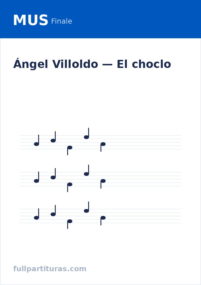 El choclo — vista previa