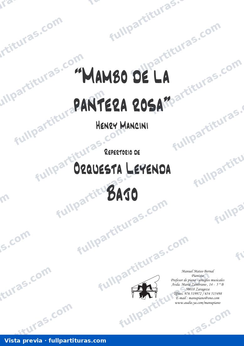 Pantera Mambo — preview