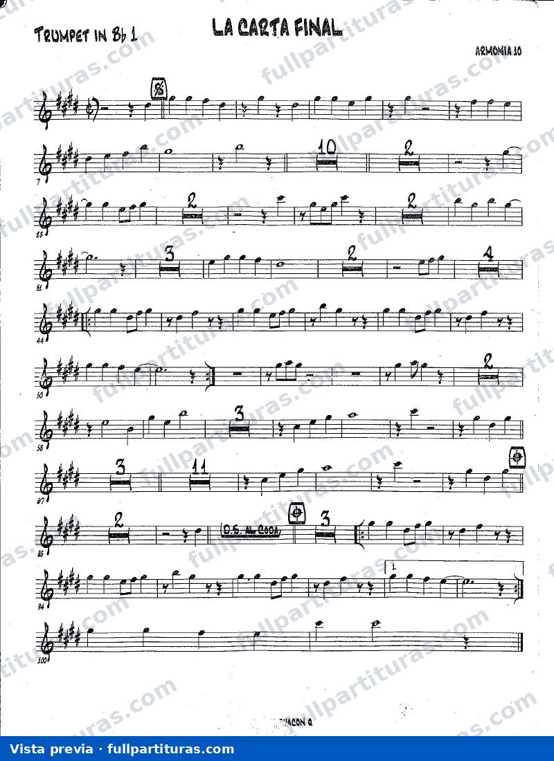 La carta final — preview