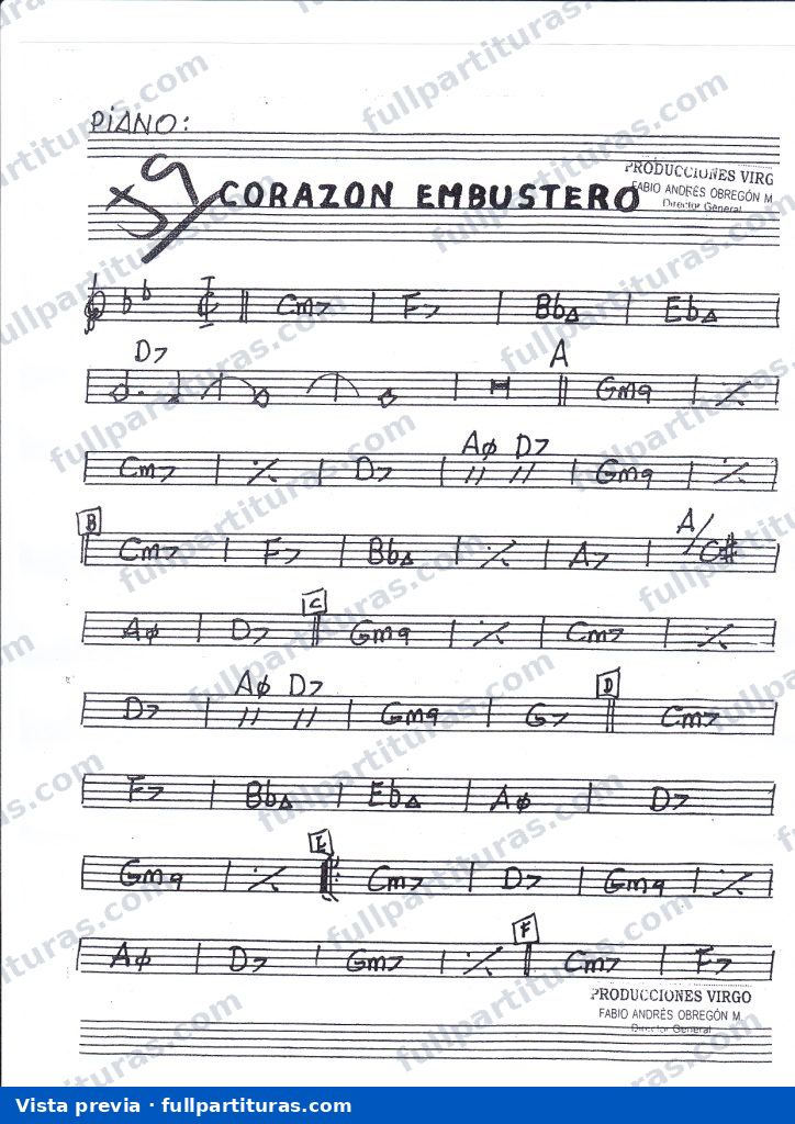 Corazón embustero — preview
