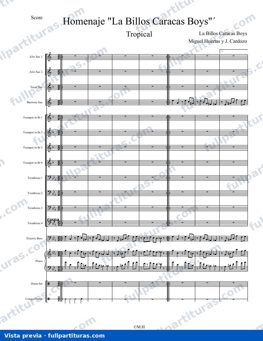 Mosaico Billo's Big Band — preview