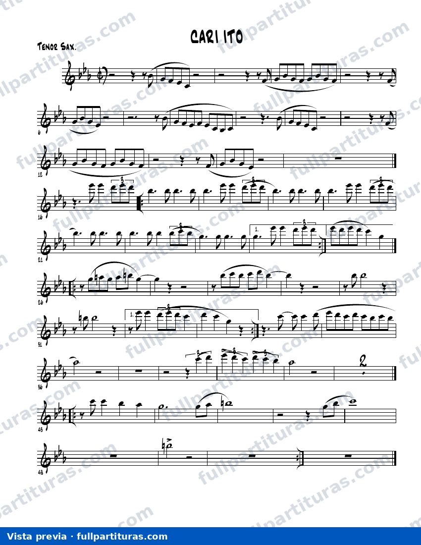 Cariñito — preview