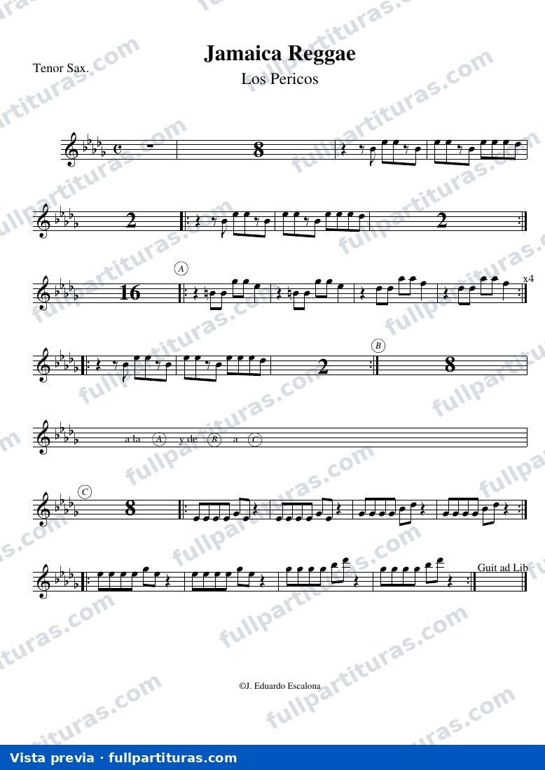 Jamaica Reggae (Saxofón Tenor) — preview
