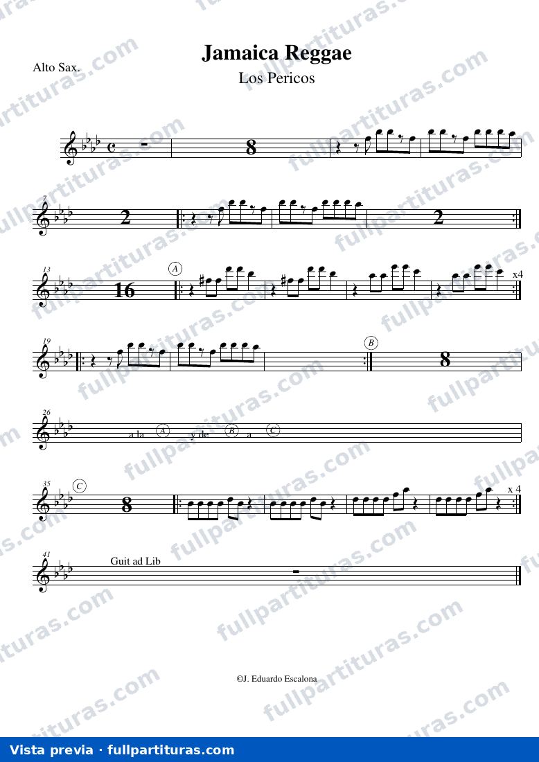 Jamaica Reggae (Saxofón Alto) — vista previa