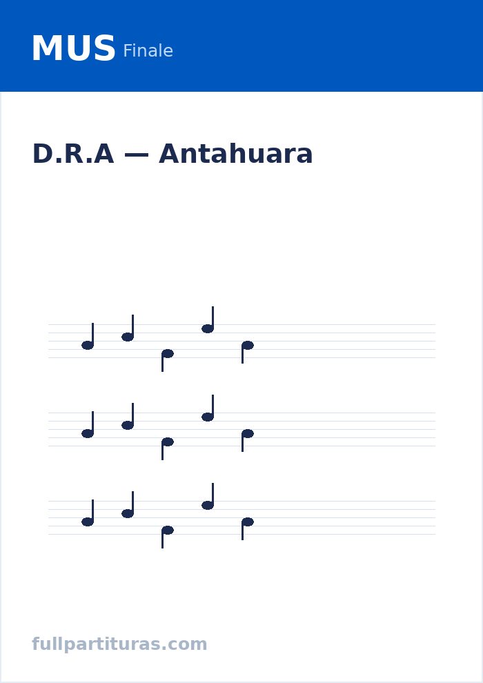 Antahuara — Vorschau