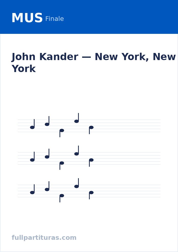 New York, New York — vista previa