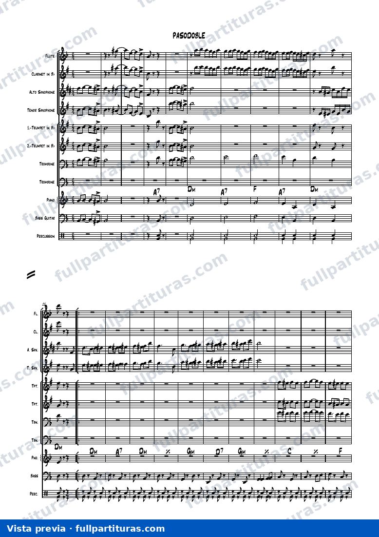 Sangre ecuatoriana (Pasodoble) — preview