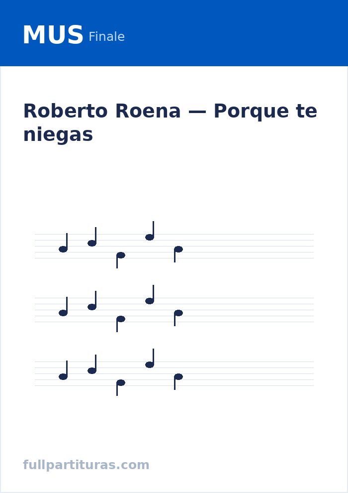Porque te niegas — Vorschau