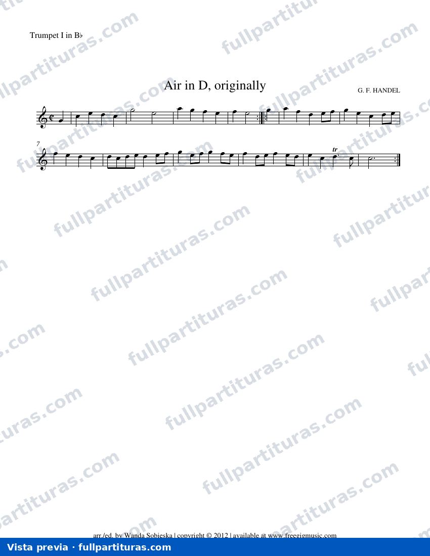 Air in D — preview