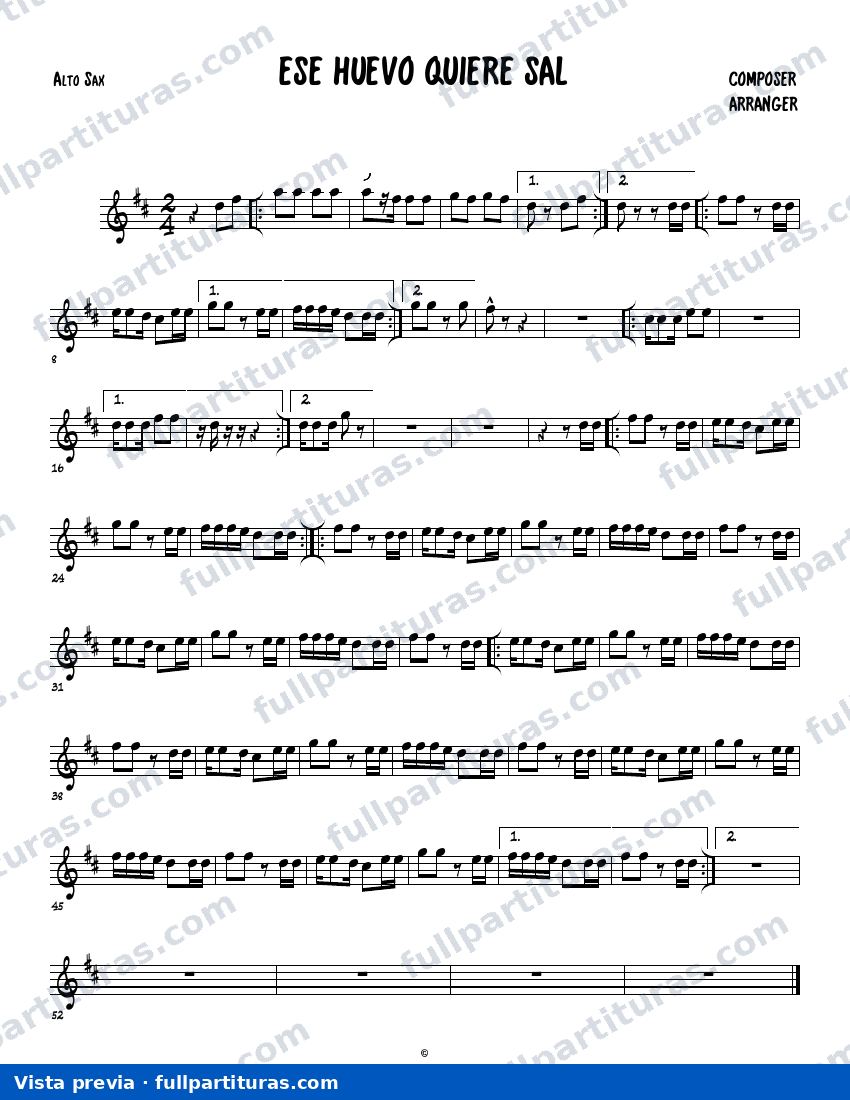 Ese huevo quiere sal — preview