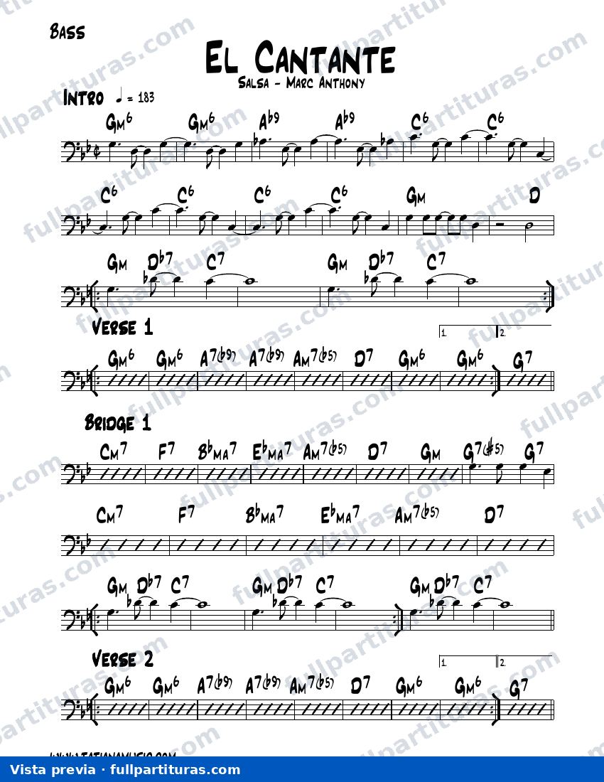 El Cantante — vista previa