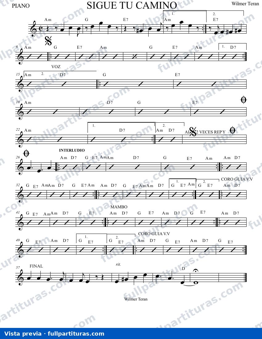Sigue tu camino — Vorschau