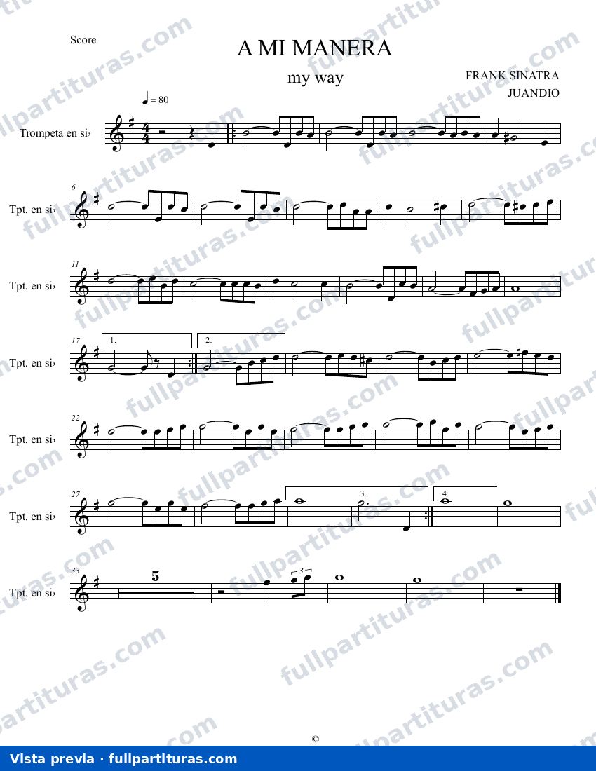 A mi manera — preview
