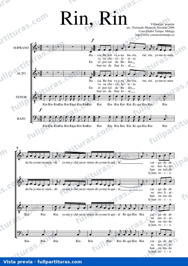 Villancicos navideños para piano — vista previa