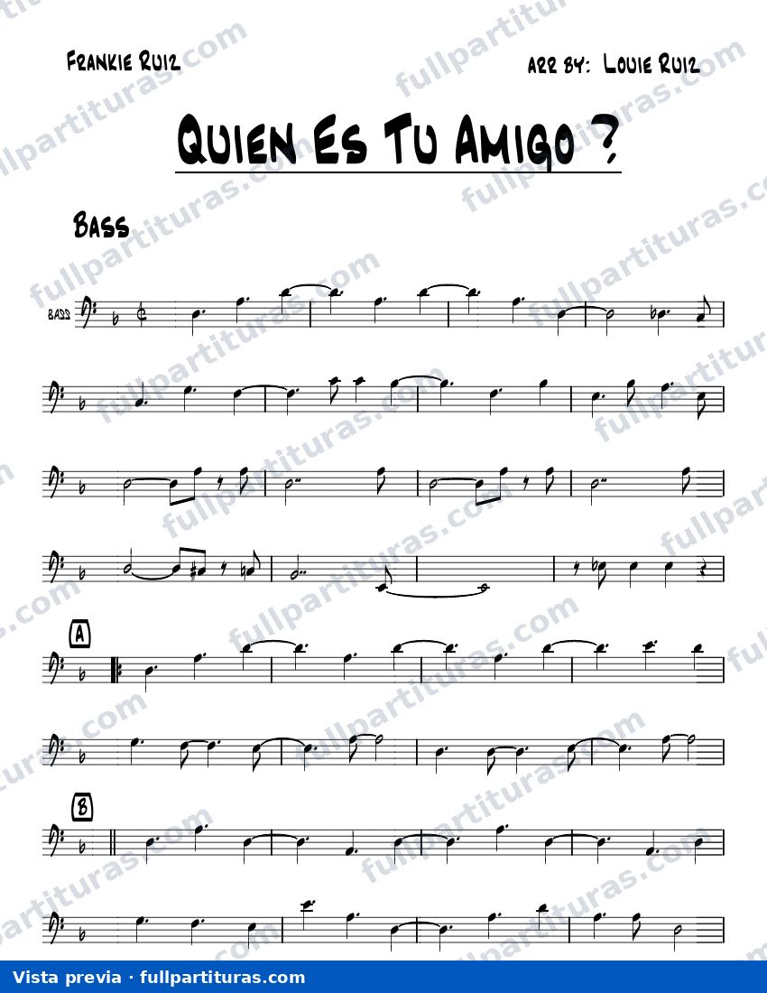 Quién es tu amigo — preview