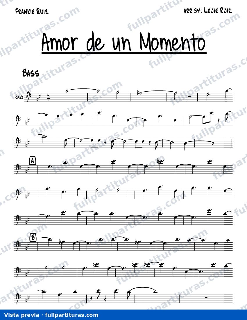 Amor de un momento — vista previa
