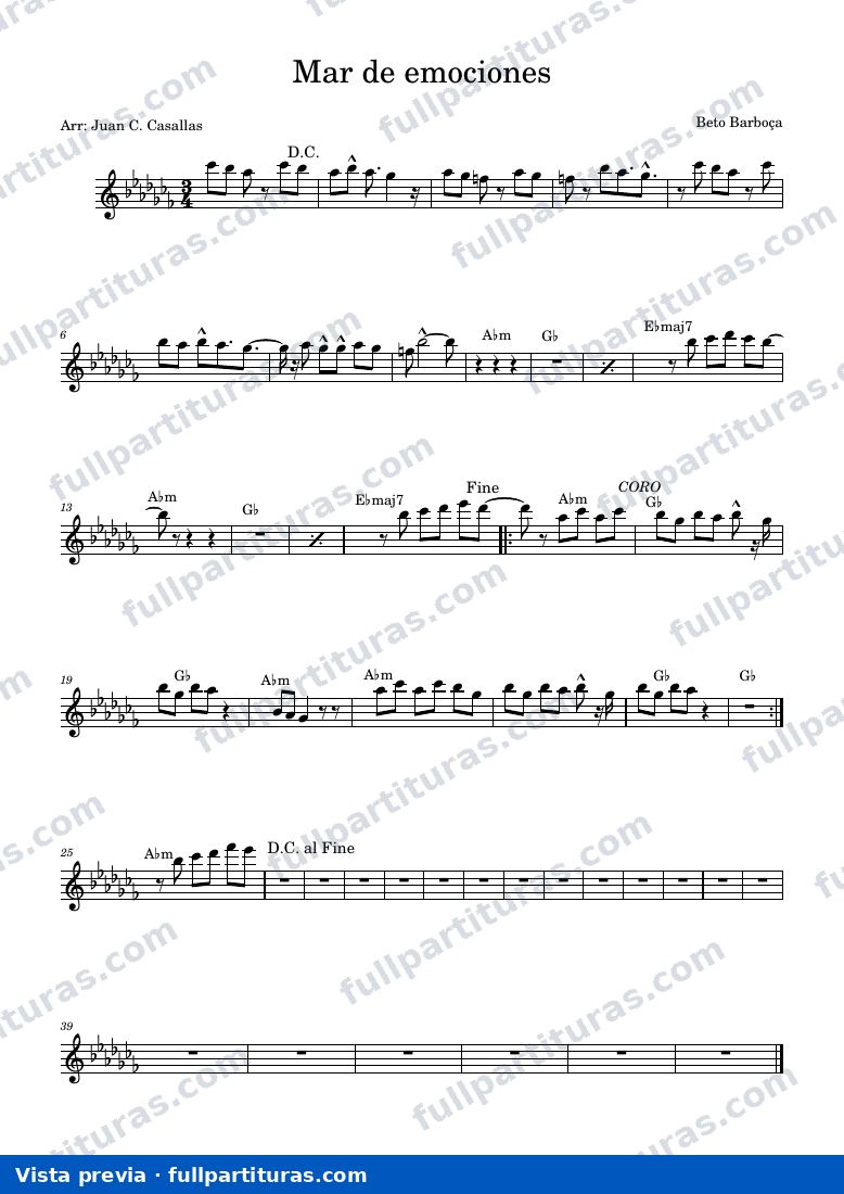 Mar de emociones — preview