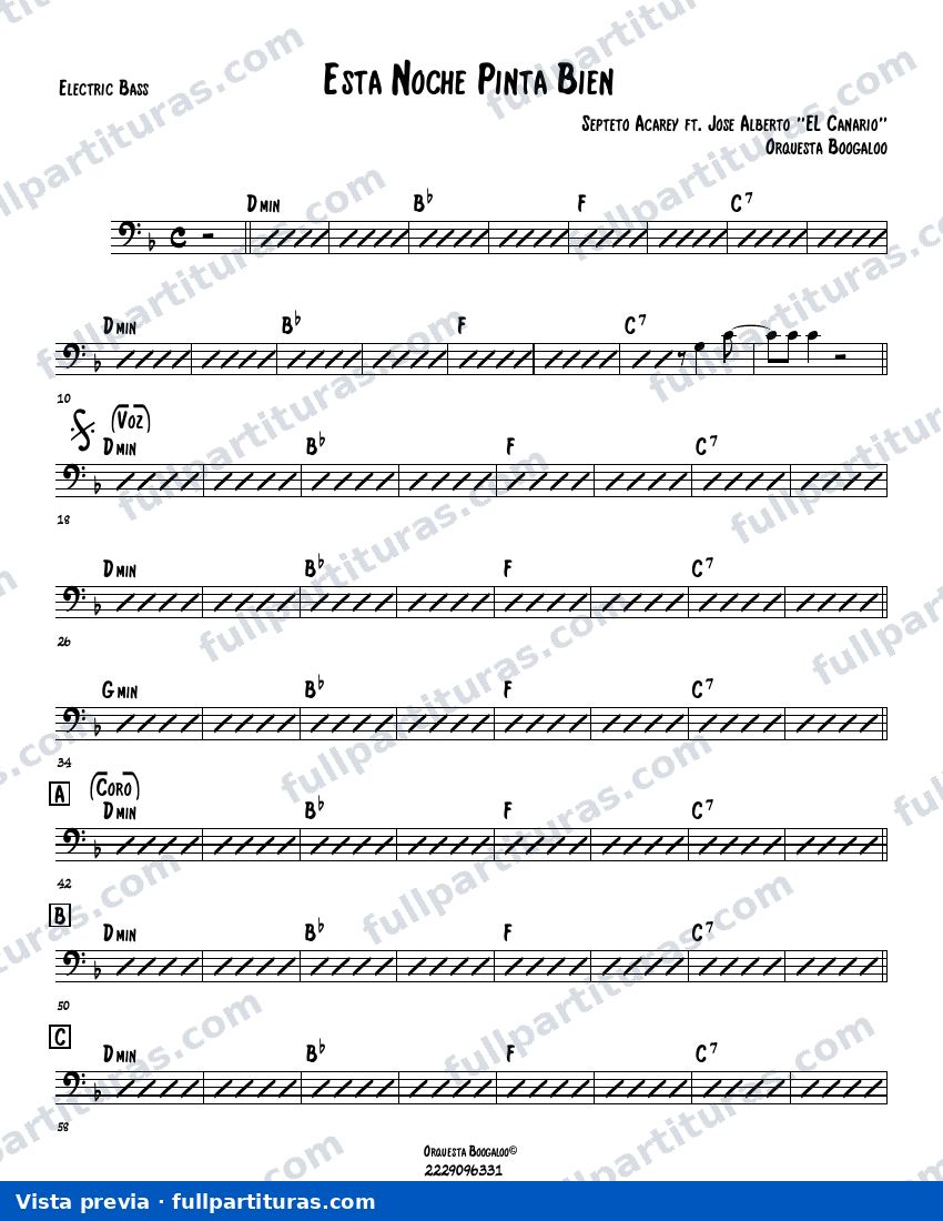 Esta noche pinta bien — Vorschau