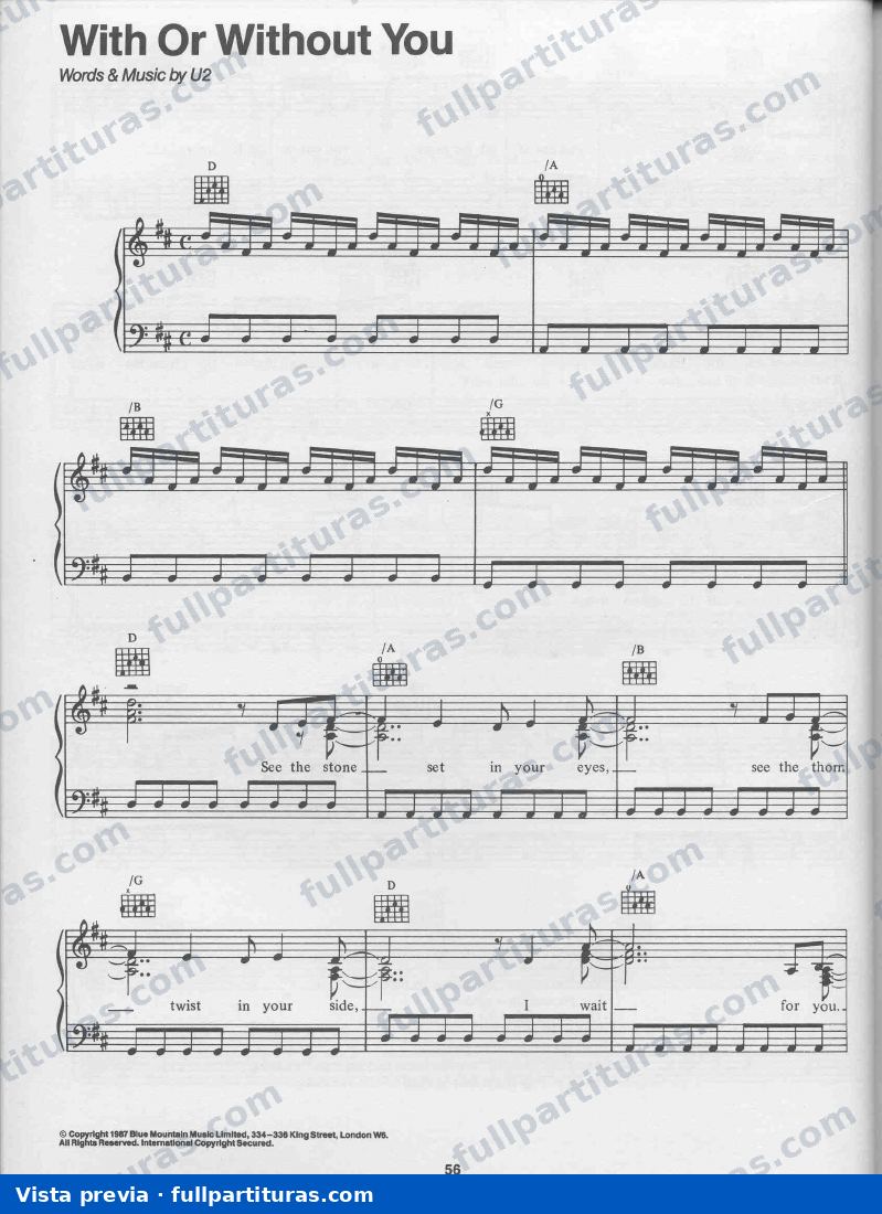 With or Without You — preview