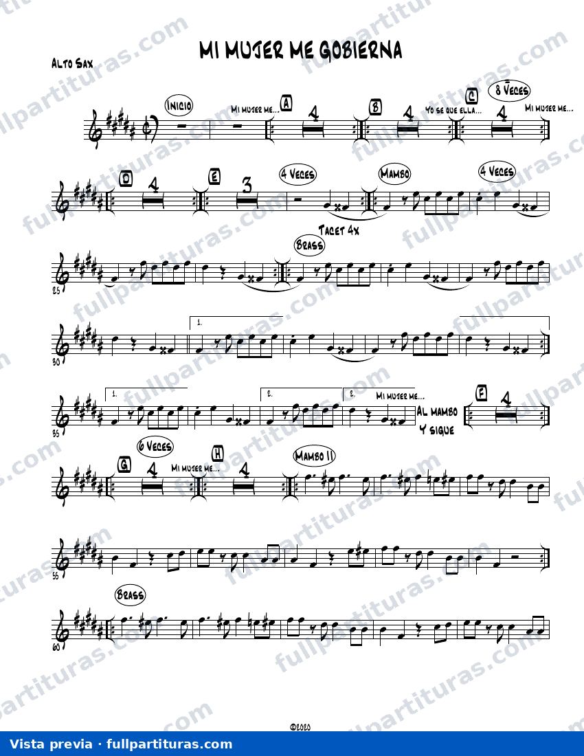 Mi mujer me gobierna (Sax) — vista previa