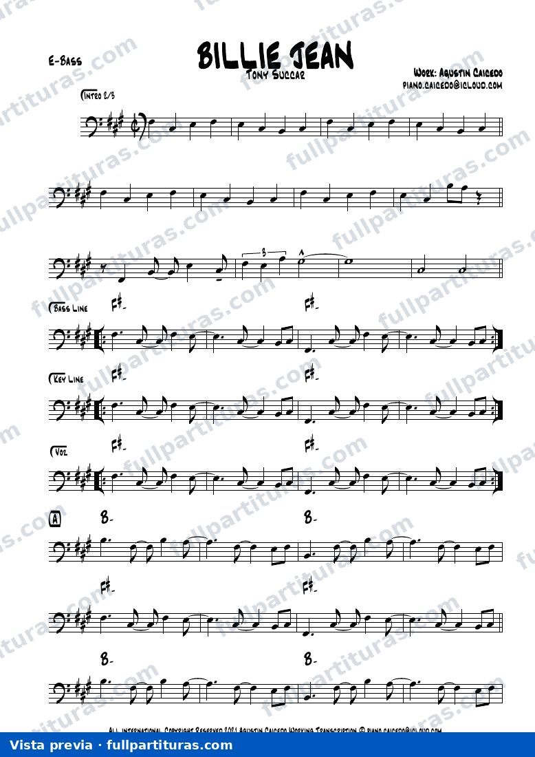 Billie Jean — vista previa