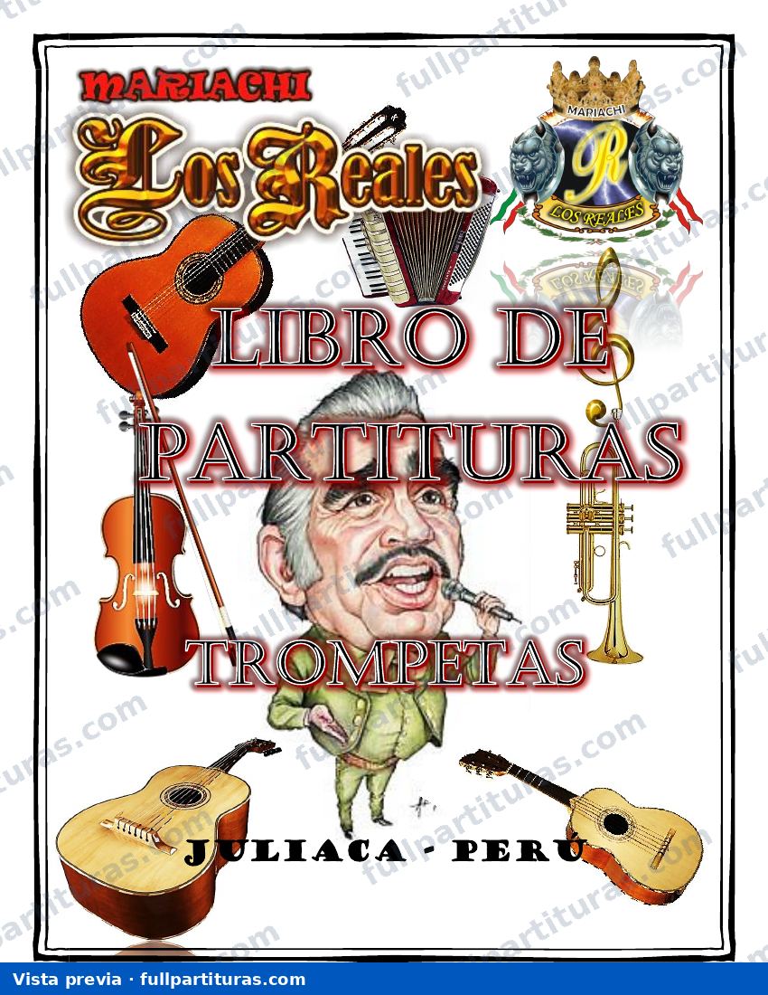 Pack partituras de Mariachi (116 canciones) — vista previa