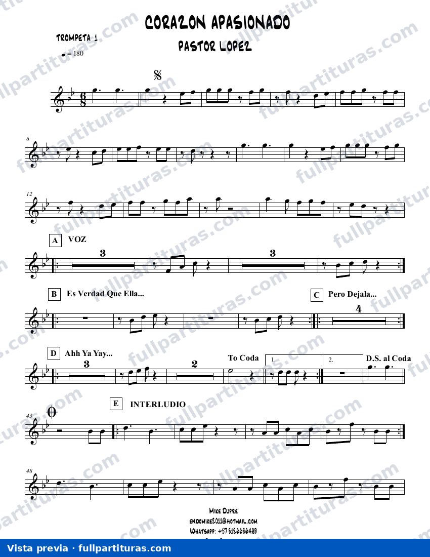 Corazón apasionado — vista previa