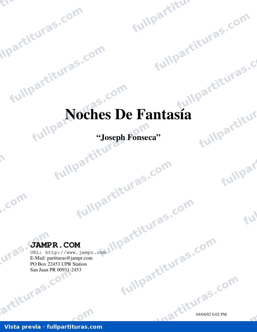 Noches de fantasía — preview