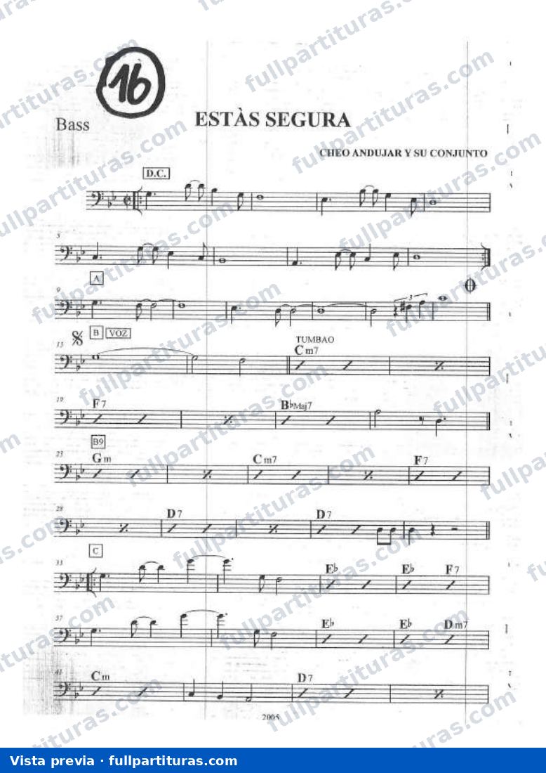 Estás segura — preview