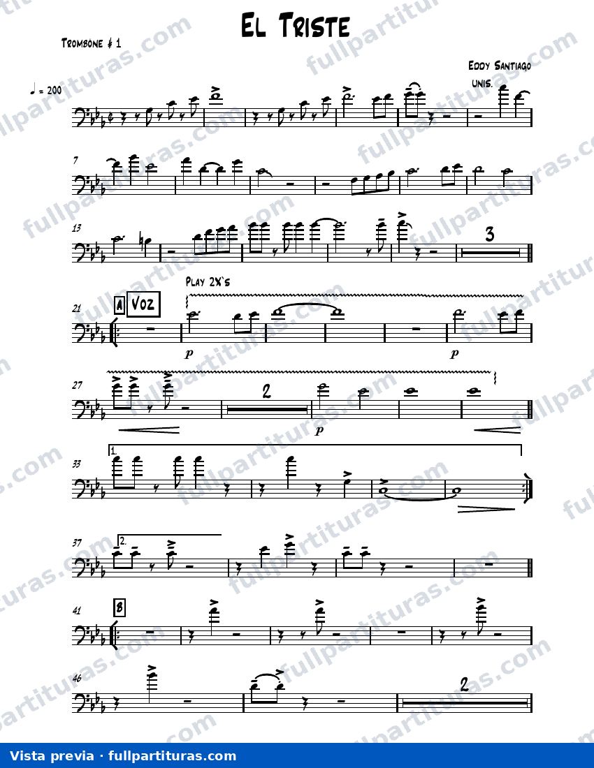 El triste — preview