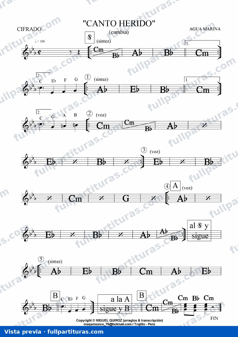 Canto herido — preview