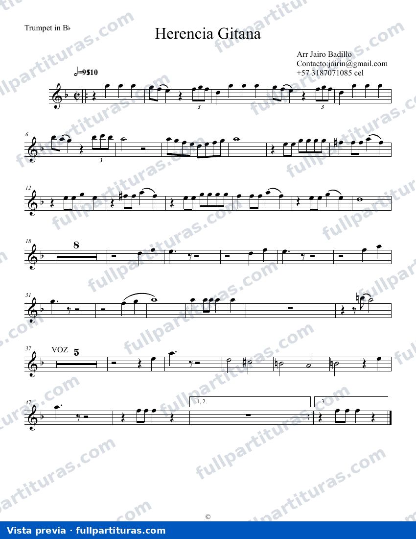 Herencia gitana — vista previa
