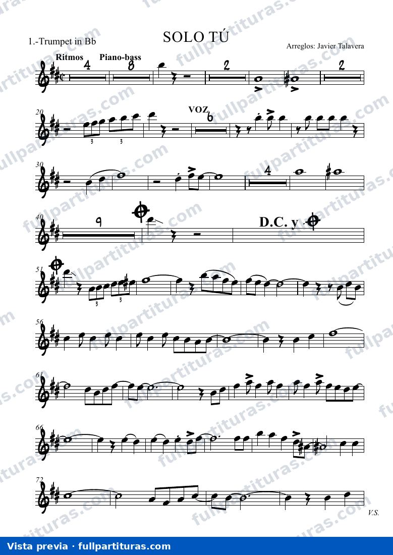 Solo tú — preview