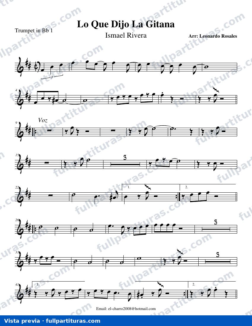 Lo que dijo la gitana — preview