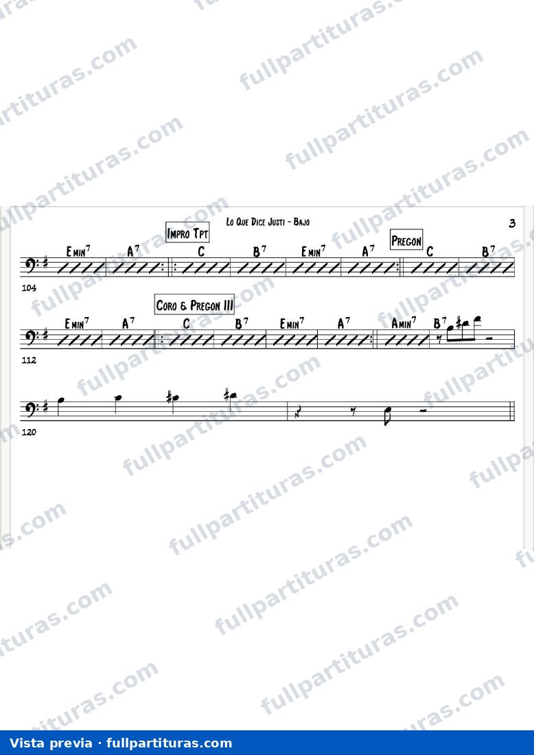 Lo que dice Justi — preview