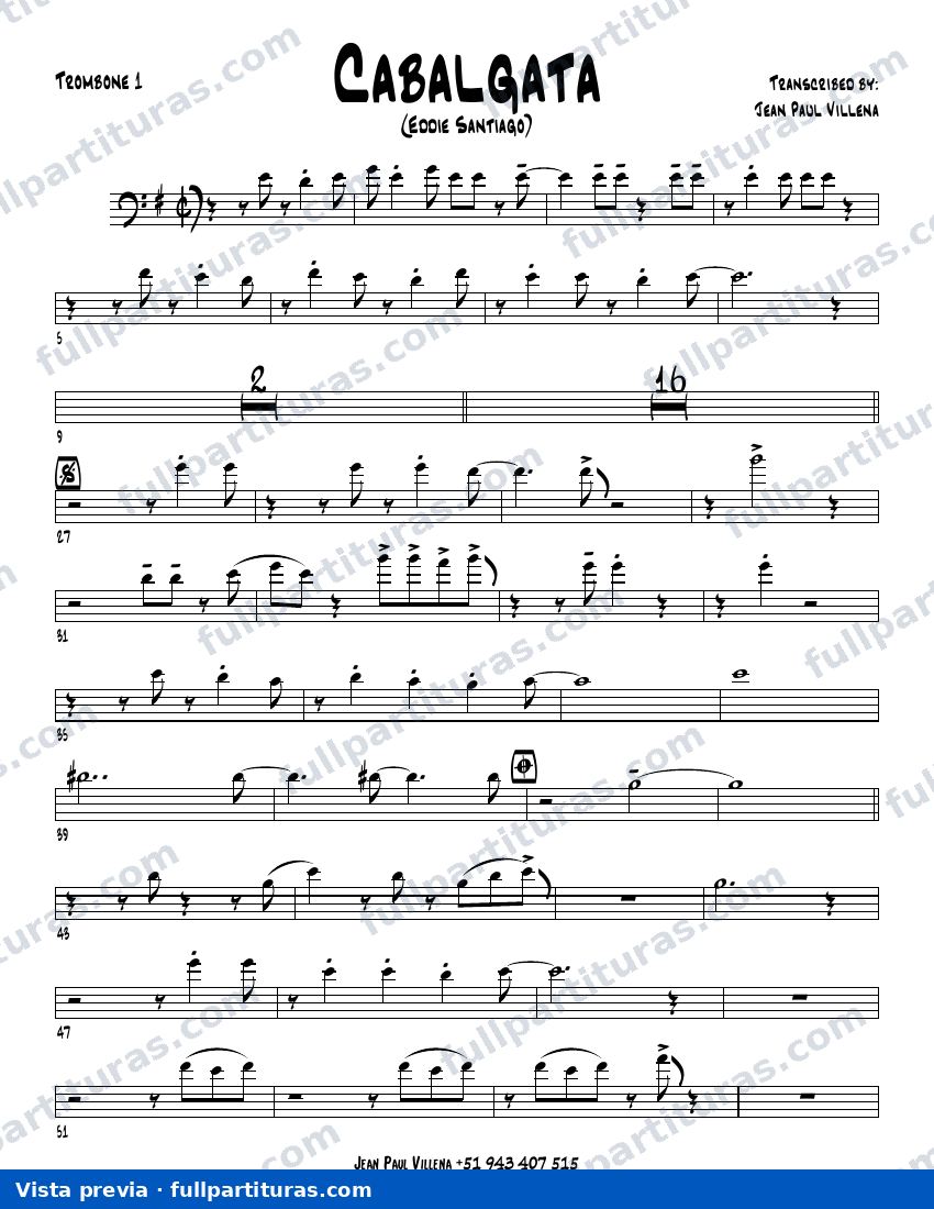 Cabalgata — Vorschau